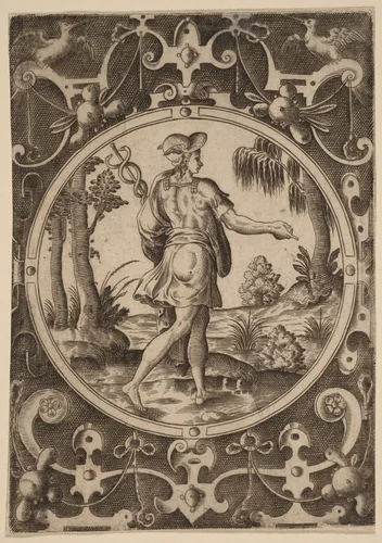 Hermes by Abraham de Bruyn, print, 1540-1587
