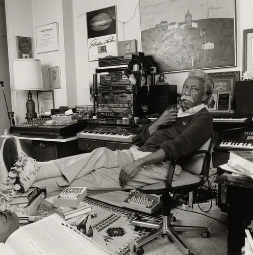 Gordon Parks by Nancy Lee Katz, photograph, 1991