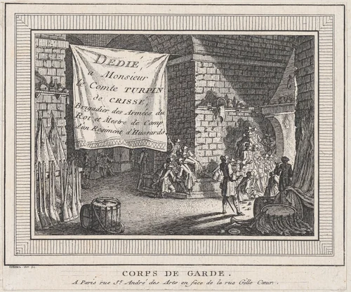 Bataille by Quentin Pierre Chedel, print, 1715-1763