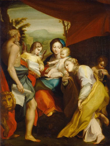Madonna of Saint Jerome by Matthew Pratt, painting, 1764-1766