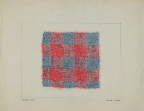 Textile by Frank Maurer, index of american design, 1937