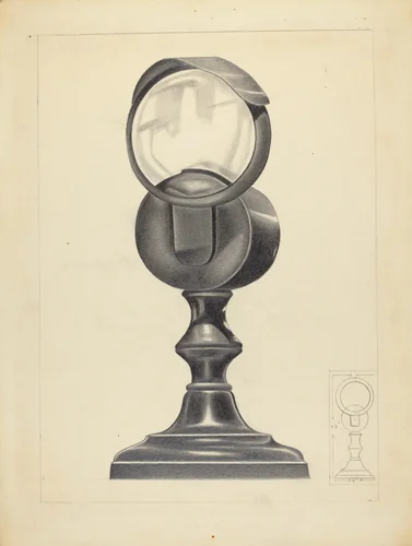 Bull's Eye Lamp by Charlotte Winter, index of american design, 1939