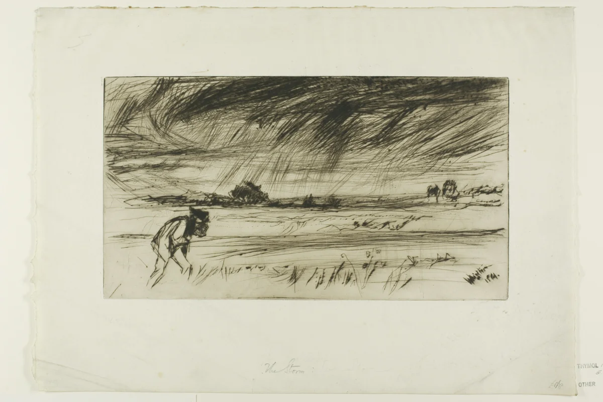 The Storm by James McNeill Whistler, print, 1861