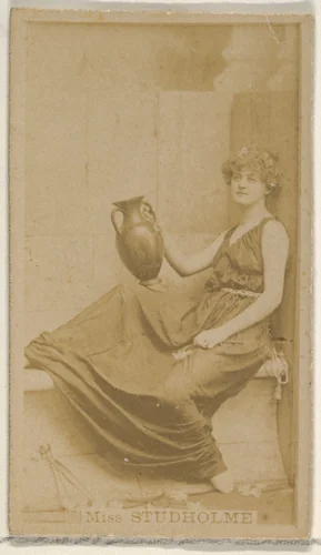 Miss Marie Studholme, from the Actors and Actresses series (N45, Type 8) for Virginia Brights Cigarettes by Allen & Ginter, photograph, 1885-1891