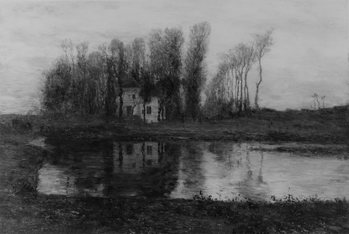 Old Manor of Criqueboeuf by Homer Dodge Martin, artwork, 1879-1892