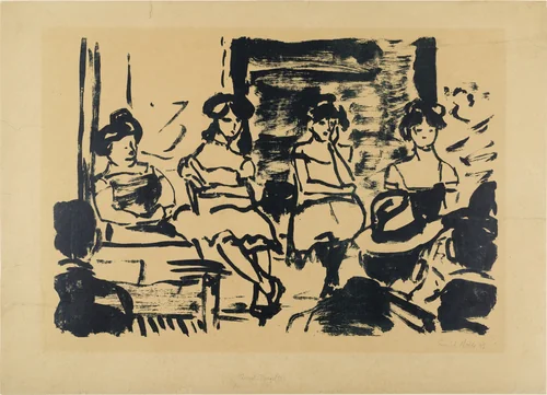 Tingel-Tangel II (Tingel-Tangel II) by Emil Nolde, print, 1907