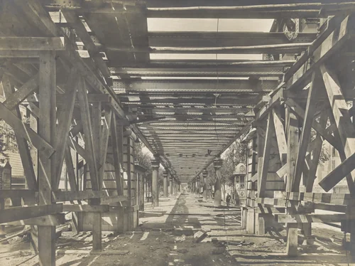 Construction of the Paris Metro by Unidentified Photographer, photograph, 1905