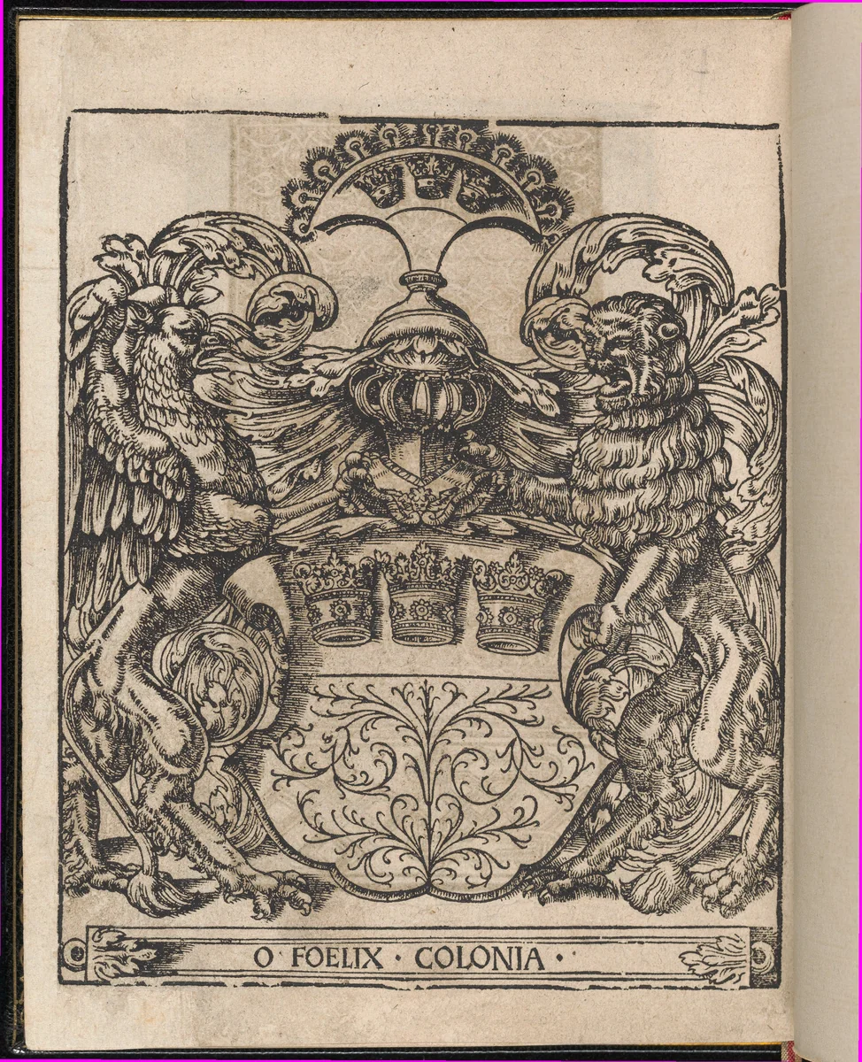 Page from Ein new kunstlich Modelbuch...(Page 51v) by Peter Quentel, book, 1544