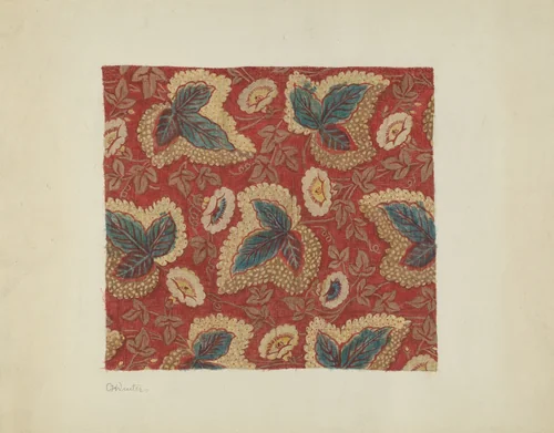 Printed Cotton by Charlotte Winter, index of american design, 1940