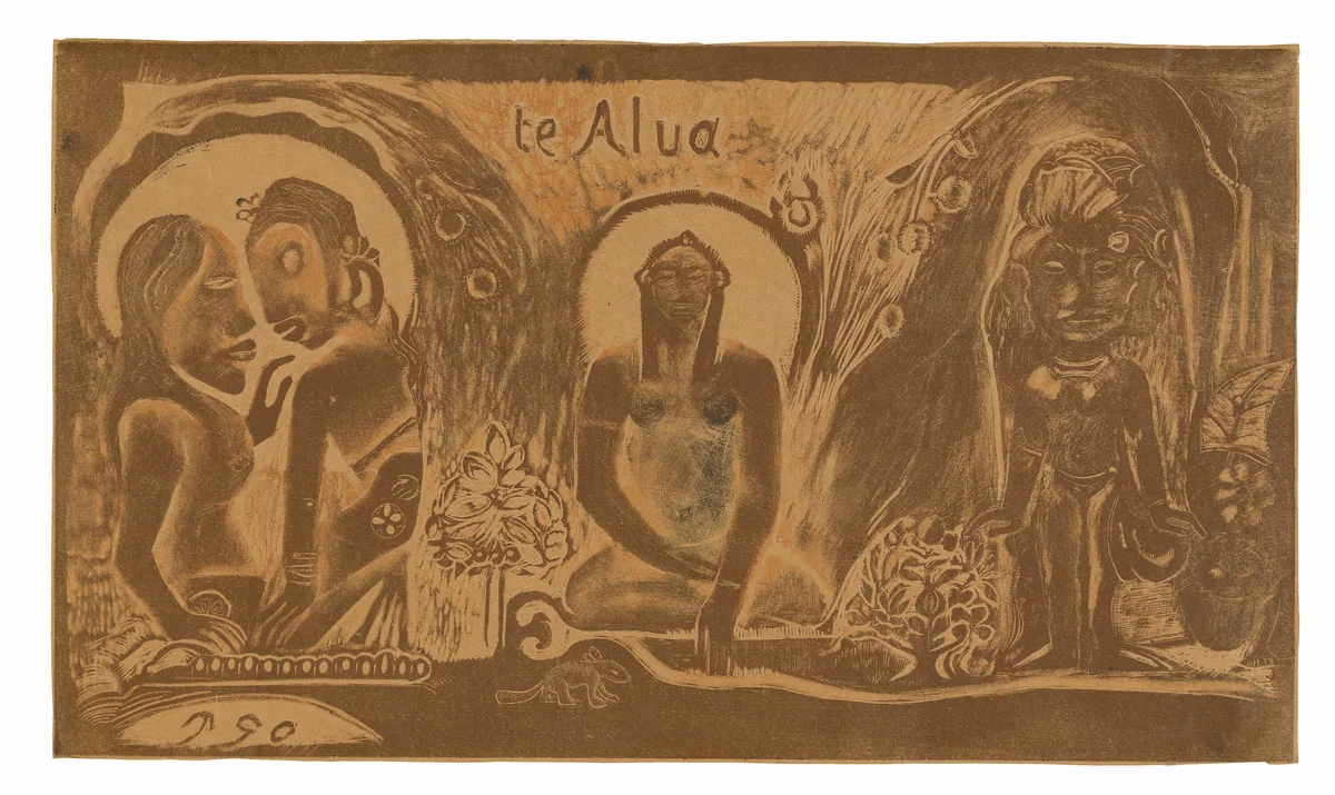 Te atua (The God), from the Noa Noa Suite by Paul Gauguin, print, 1893-1894