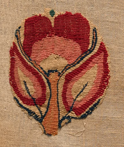 Fragments from a Curtain by Unknown, textile, 300-599