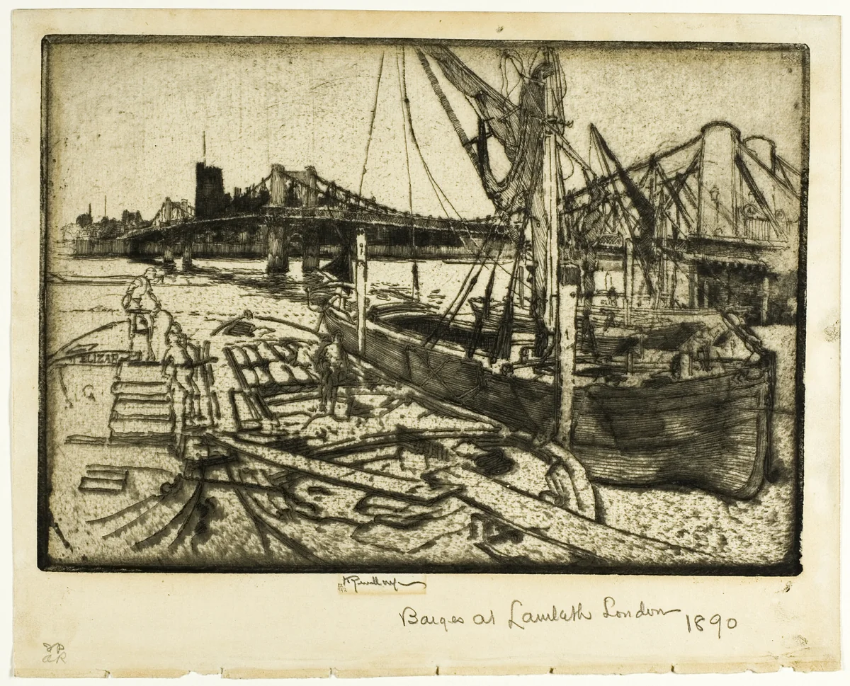Chelsea, No. II by Joseph Pennell, print, 1886