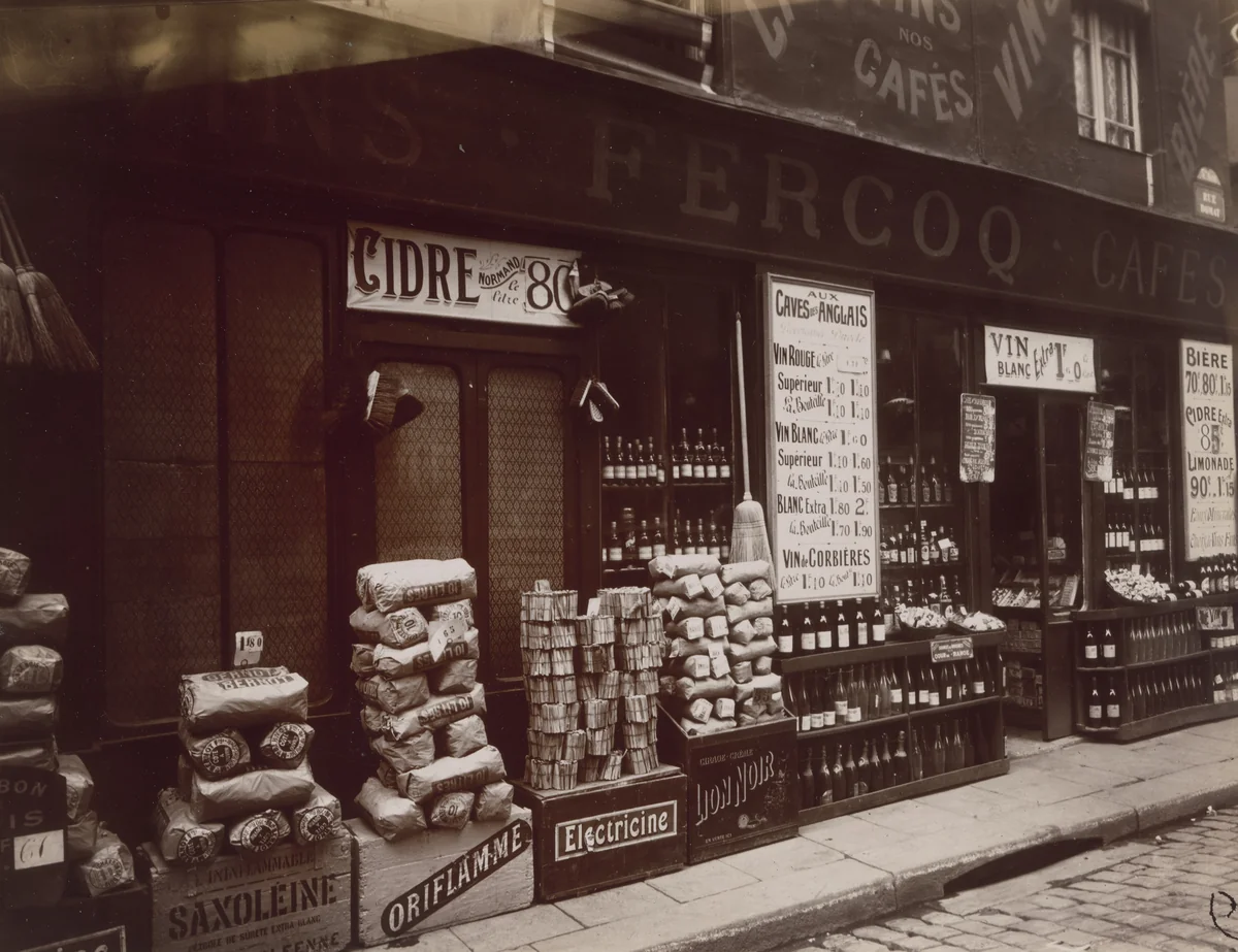 Rue Domat by Eugène Atget, photograph, 1906