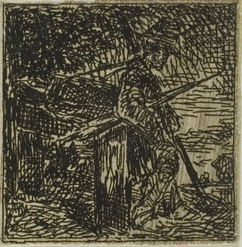 Vagabond by Charles-Émile Jacque, print, 1833-1894