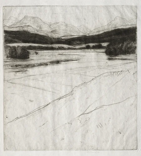 Hills of Tulloch by David Young Cameron, print, 1915