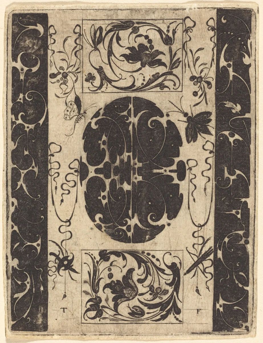 Ornament by Master T.F., print, 1480-1599