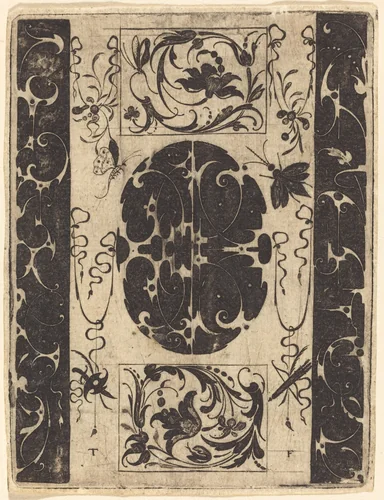 Ornament by Master T.F., print, 1480-1599