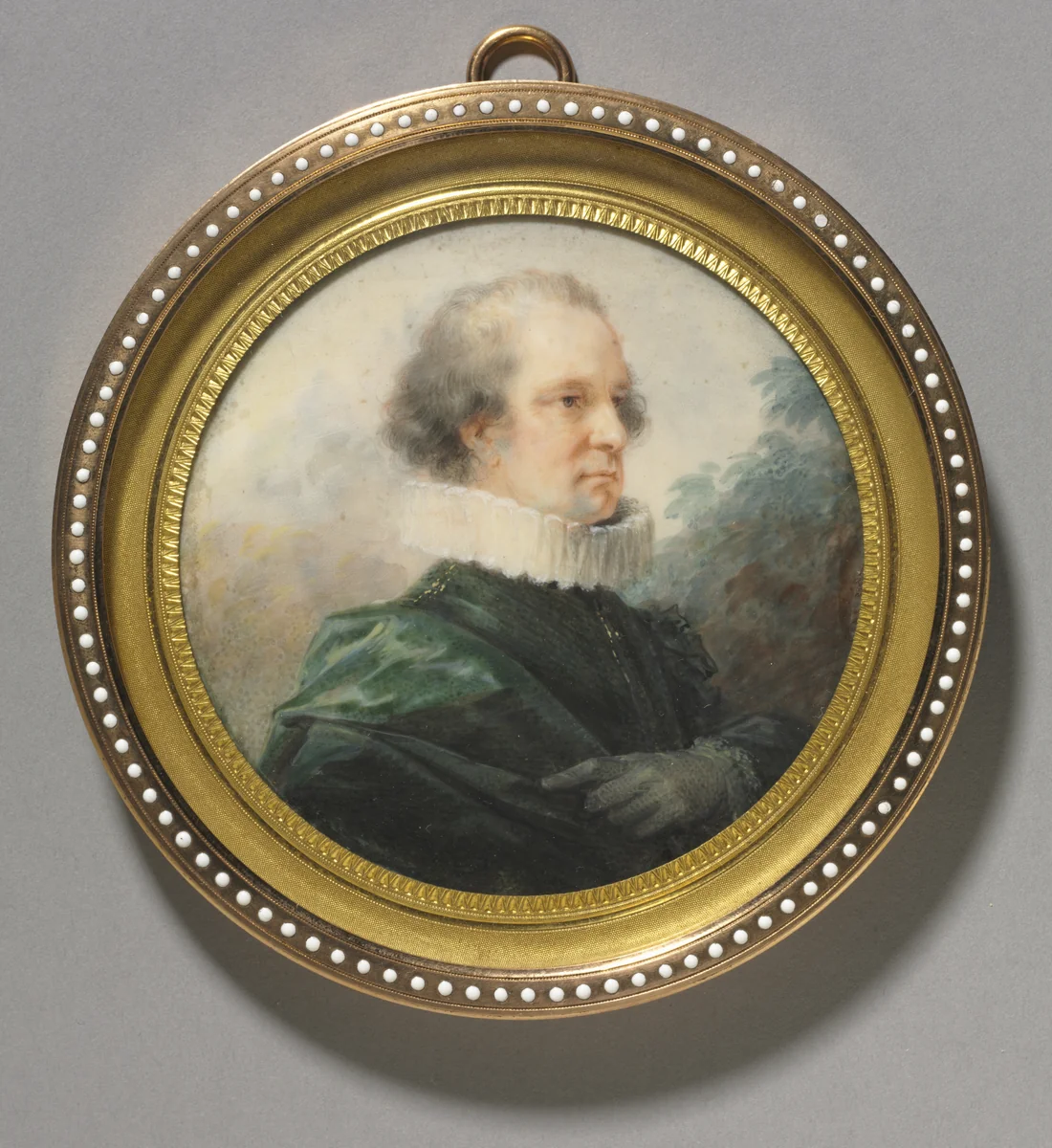 Portrait of a Man with a White Ruff by Heinrich Friedrich Füger, painting, 1785-1795