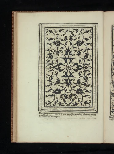 Livre de Moresques, page 7 (recto) by Francesco di Pellegrino, book, 1546