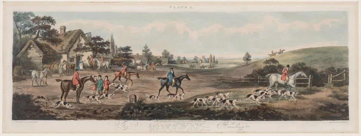 Fox Hunting, No. 4 by Thomas Sutherland, print
