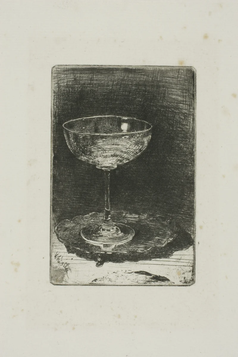 The Wine Glass by James McNeill Whistler, print, 1859