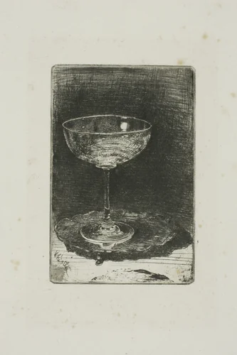 The Wine Glass by James McNeill Whistler, print, 1859
