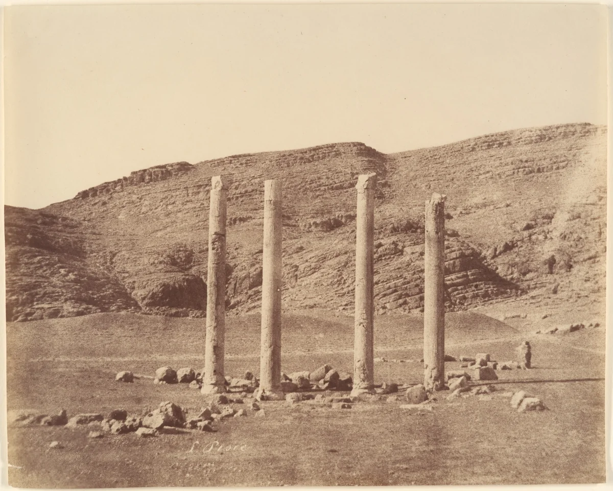 (2) [Persepolis] by Luigi Pesce, photograph, 1840-1869