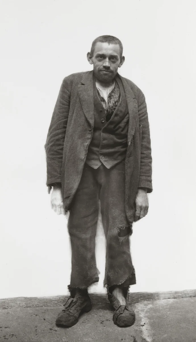 Asylum Inmate by August Sander, photograph, 1926
