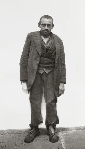 Asylum Inmate by August Sander, photograph, 1926