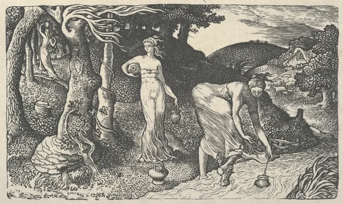 The Brook by Edward Calvert, print, 1829