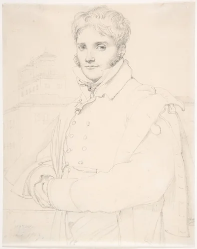Merry Joseph Blondel (1781–1853) by Jean-Auguste-Dominique Ingres, drawing, 1809