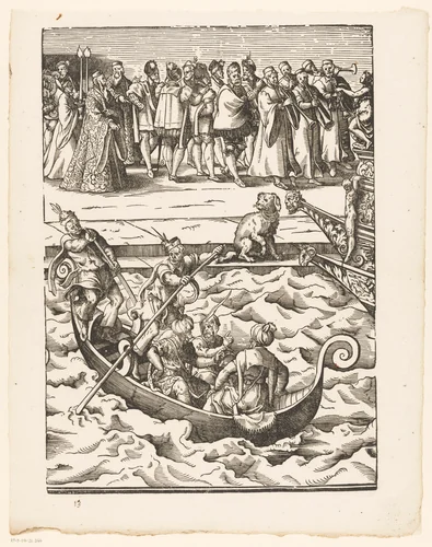 Festa della Sensa (negende gedeelte) by Jost Amman, print, 1679