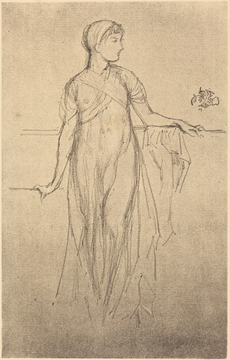 Study by James McNeill Whistler, print, 1879