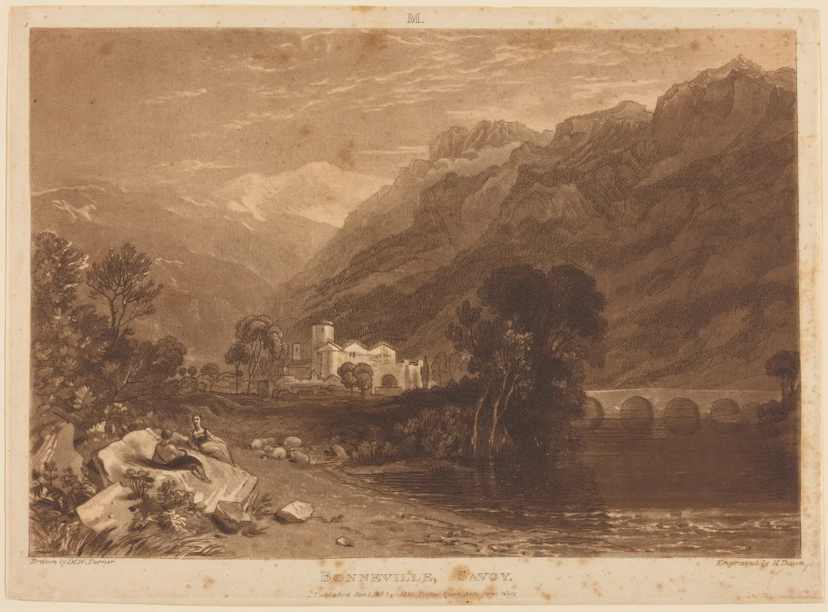 Bonneville by Henry Edward Dawe
Joseph Mallord William Turner, print, 1816