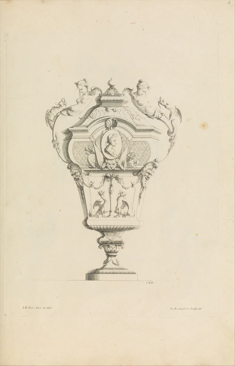 Nouveau Livre de Vases by Jean Bernard Toro, book, 1716