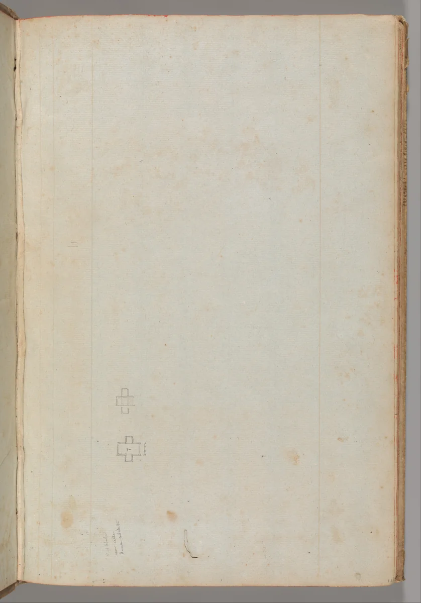 Page from a Scrapbook containing Drawings and Several Prints of Architecture, Interiors, Furniture and Other Objects by Charles Percier, book, 1795-1805