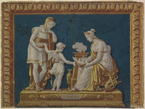 "La Constance" Wallpaper Fire Board by Paris, France, other, 1790-1795