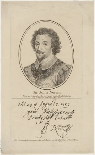 Sir John Norris by Unknown 19th Century, print, 1800-1899