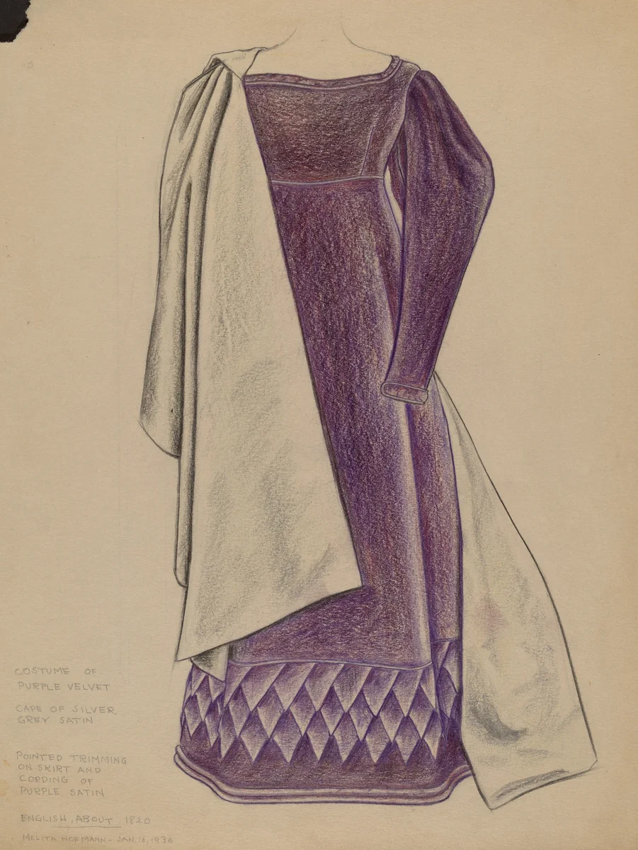 Dress by Melita Hofmann, index of american design, 1936