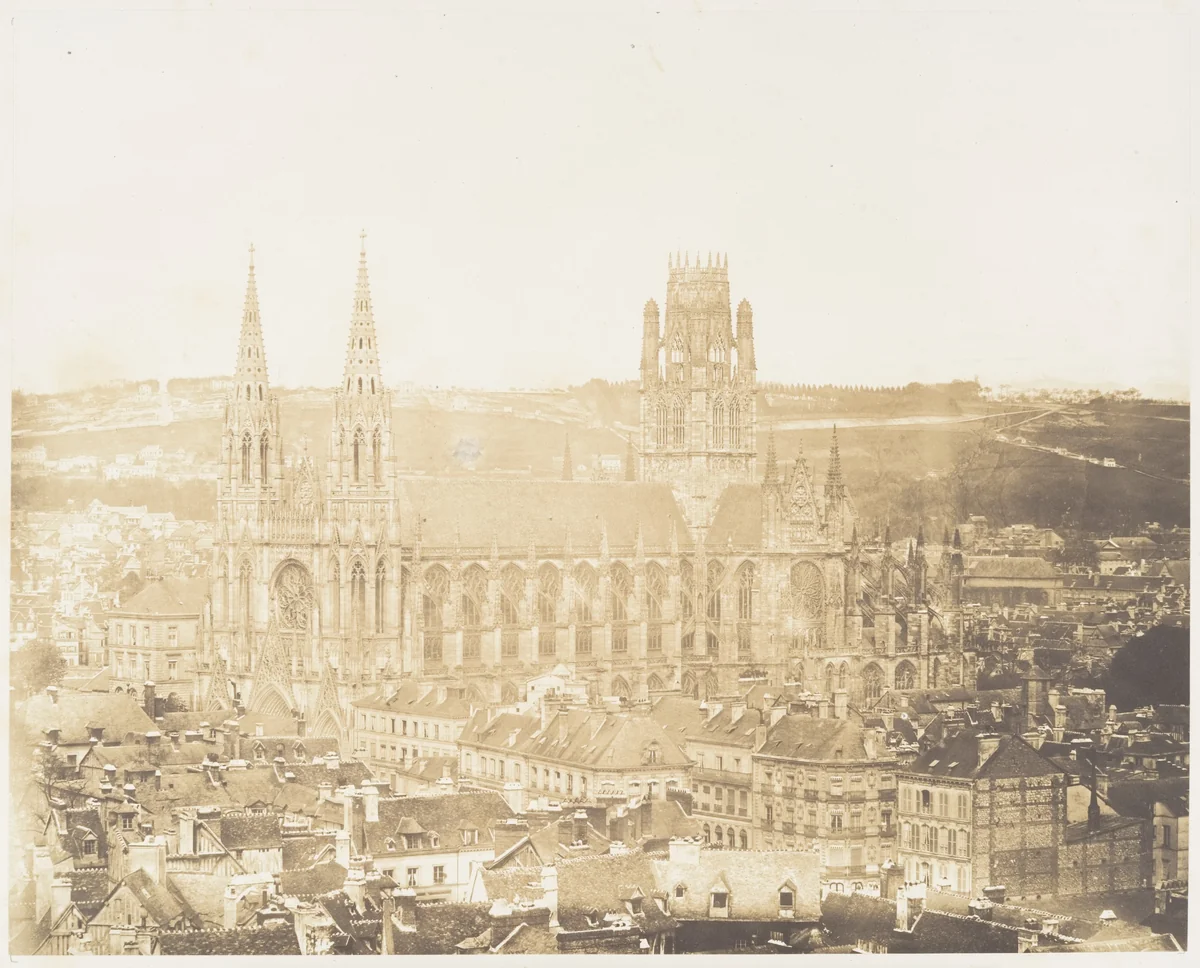 Vue générale de Saint-Ouen by Edmond Bacot, photograph, 1852-1854