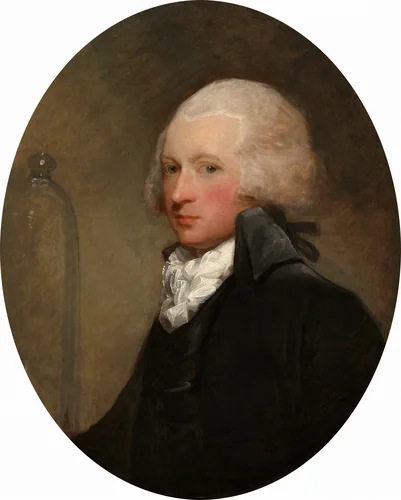 Dr. William Hartigan (?) by Gilbert Stuart, painting, 1793
