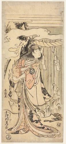 An Actor of Woman's Roles by Katsushika Hokusai (葛飾 北斎), print, 1786-1796
