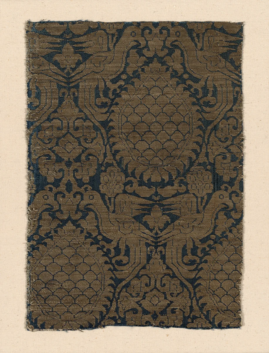 Fragment by Eastern Islamic World, textile, 1350-1400