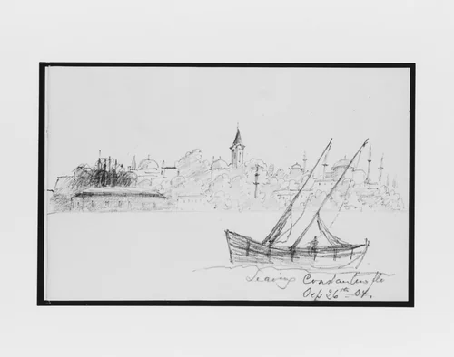 Leaving Constantinople (from Sketchbook) by Mary Newbold Sargent, artwork, 1904