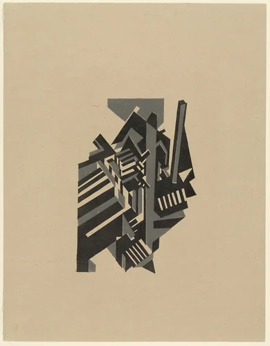 Bradford: View of a Town by Edward Wadsworth, print, 1914