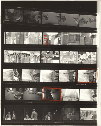 Guggenheim 116/Americans 27--New York City by Robert Frank, photograph, 1955