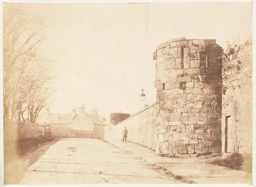 St. Andrews. The Abbey Wall by Hill and Adamson, photograph, 1843-1847