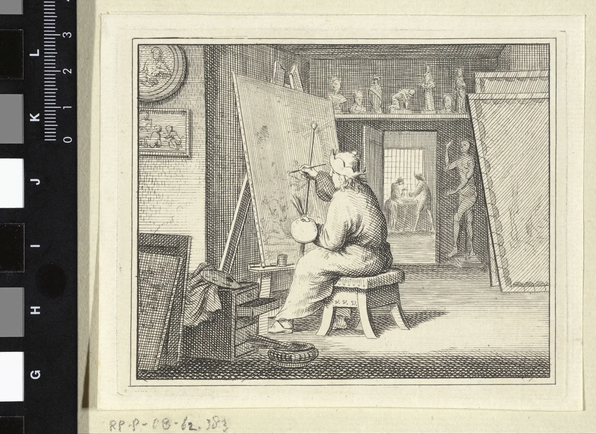 Untitled by Vincent Laurensz. van der Vinne, print, 1714