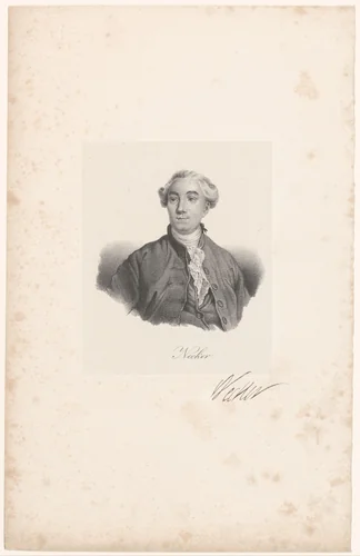 Portret van Jacques Necker by anonymous, print, 1822-1842