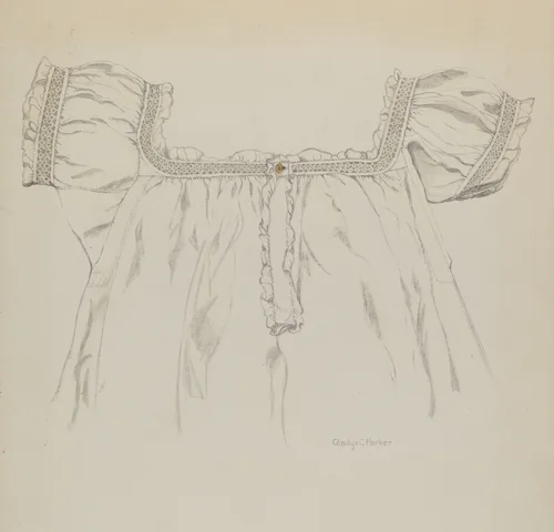 Chemise by Gladys C. Parker, index of american design, 1937